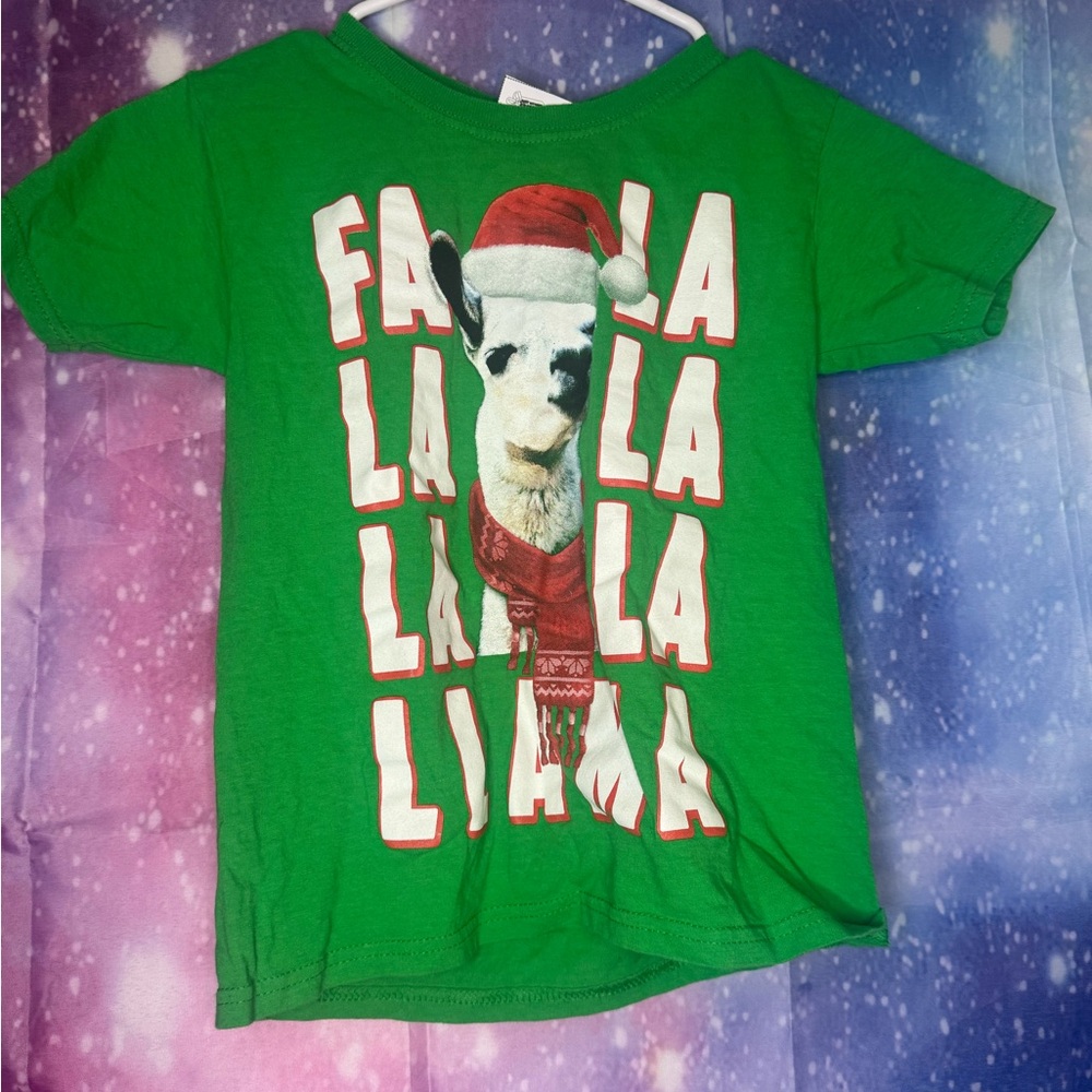 Llama christmas T-shirt 🛍